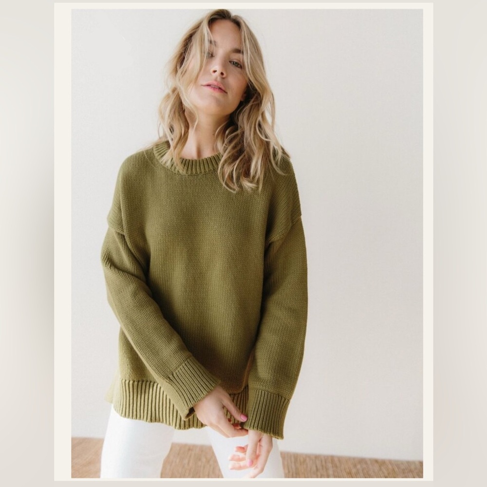 Jenni Kayne Cotton Boyfriend Sweater